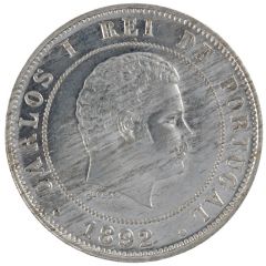 20 Réis - Carlos I Pattern