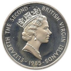 1 Dollar - Elizabeth II Butterfly Fish, Silver Proof