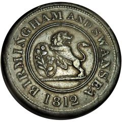 1 Penny Birmingham and Swansea - Rose Copper Co.