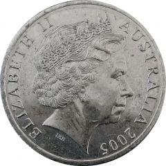 20 Cents - Elizabeth II 4th Portrait - Coming Home - End of World War II
