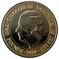 2 Pounds - Charles III Heritage Breeds - Highland, Mule with doubled value