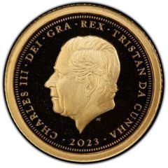 1/8 Sovereign - Charles III Accession to the throne