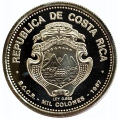 1000 Colones Oscar Arias
