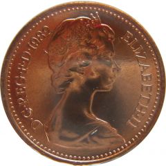 1/2 Penny - Elizabeth II 2nd portrait