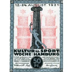 50 Pfennig Kultur und Sportwoche Hamburg