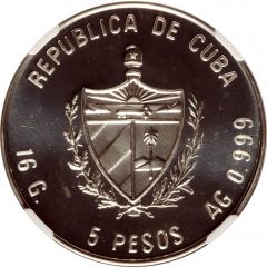 5 Pesos Carlos J. Finlay