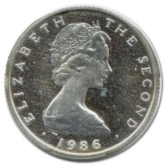 1 Pound - Elizabeth II Douglas - Machin Head, Silver Proof