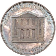 Medal - Victoria Old Meeting House, silver