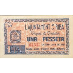 1 Peseta La Riba