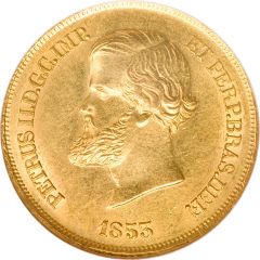 10 000 Réis - Pedro II