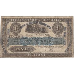 1 Pound Ulster Bank Overprint