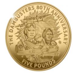 5 Pounds - Charles III Dambusters, Gold Proof