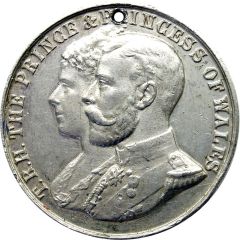 Medal - George V United South Africa; aluminium