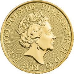 100 Pounds - Elizabeth II Gold Standard, 1 oz Fine Gold