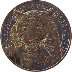Jeton touristique - Monnaie de Paris - Parc le Pal - Le tigre