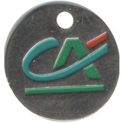 Shopping Cart Token - Crédit Agricole 1 Euro