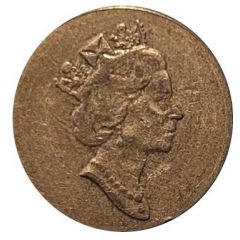 Polar Bear Bimetallic Coin Center