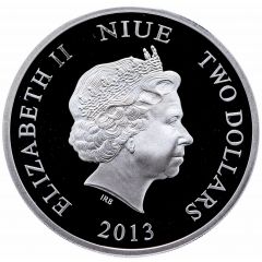 2 Dollars - Elizabeth II Hammer Head Shark