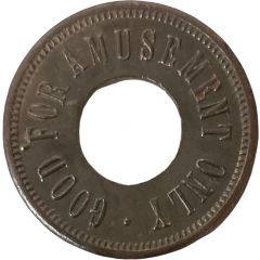 Token - Good for Amusement Only No Cash Value