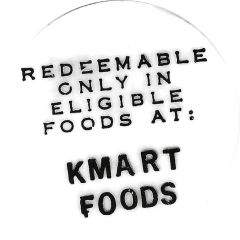 1 Cent - Food Stamp Kmart Foods