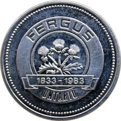 Sesquicentennial Dollar - Fergus, Ontario