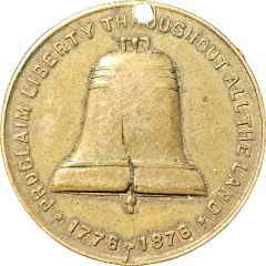 Medal - Centennial Exposition Liberty Bell & Independence Hall