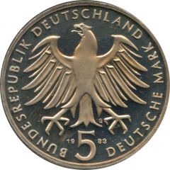 5 Deutsche Mark Martin Luther