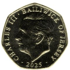 50 Pence - Charles III Buckingham Palace, Gold Proof