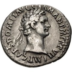 Denarius - Domitian IMP XIIII COS XIIII CENS P P P, Minerva