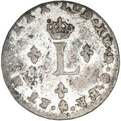 1⁄60 Ecu - Louis XV Sou Marque/Double Sol