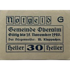 30 heller Oberalm