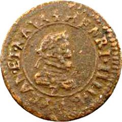 Denier Tournois - Henri IV Dauphiné