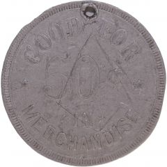 50 Cents - C.M. Hayes and Co. McCloud, Oklahoma Territory