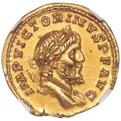Aureus- Victorinus LEG II TRAIANA P F