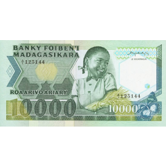 10000 Francs / 2000 Ariary
