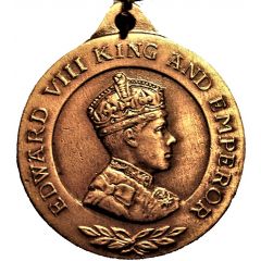 Medallion - Edward VIII Coronation Britannia