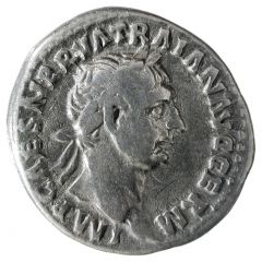 Denarius - Trajan PONT MAX TR POT COS II, Abundantia