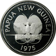 5 Kina - Elizabeth II Silver Proof Issue