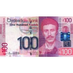 100 Pounds Clydesdale Bank
