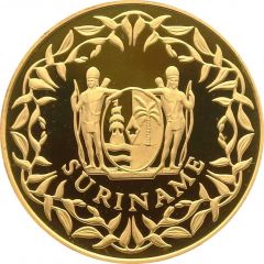 500 Guilders 35th Anniversary of Central Bank of Suriname