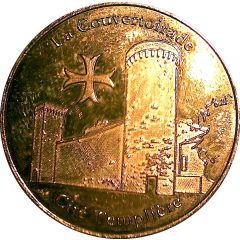 Token - Martineau and National Tokens - La France en médailles La Couvertoirade - Cité templière