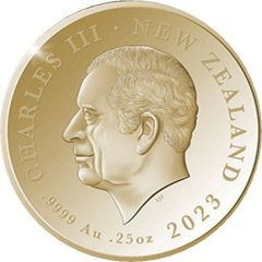 2 Dollars - Charles III 1st Portrait - Coronation, Gold Proof
