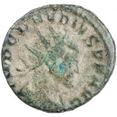 Antoninianus - Claudius II Head right, FIDES MILIT, Fides, Mediolanum