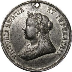 Medal - Victoria Royal Visit to Dublin; Constantine & Floyd