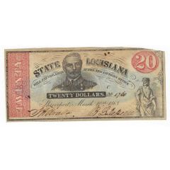 20 Dollars State of Louisiana