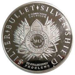 5 oz Silver - Silver Bullet Silver Shield Trivium