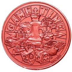 Mardi Gras Token - Krewe of Ceasar Game Time, Metairie, Louisiana