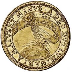2 Ducats - Ferdinand Maria Birth of Prince Cajetan Maria