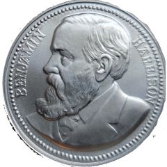 Medal - Peace and Friendship Benjamin Harrison Presidential