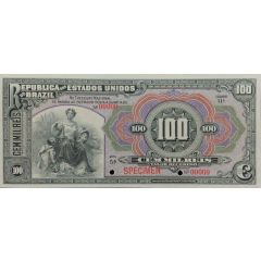 100 Mil Réis Thesouro Nacional, 11th. Print